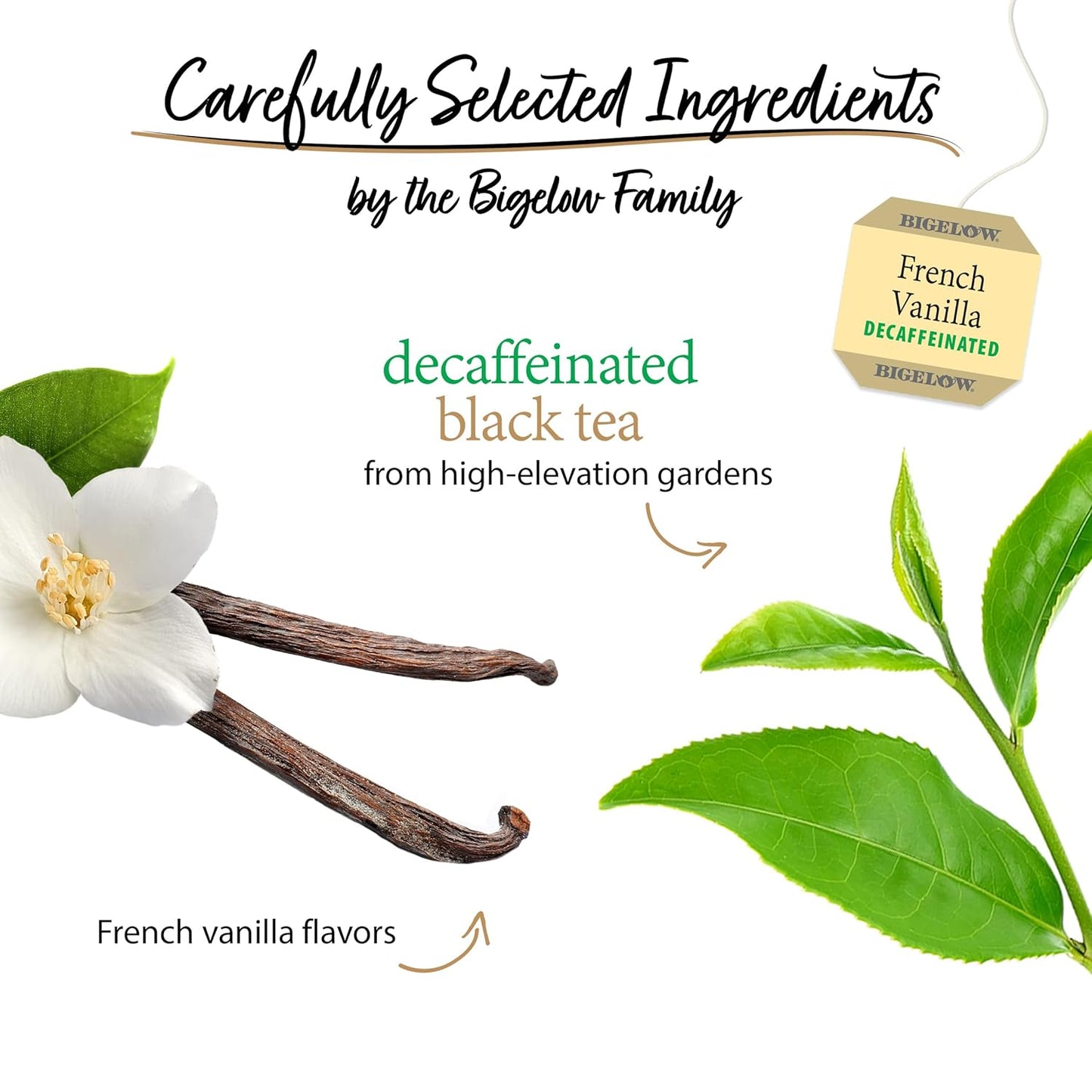 Bigelow Tea, Decaffeinated French Vanilla, 20 Tea Bags (36 g)