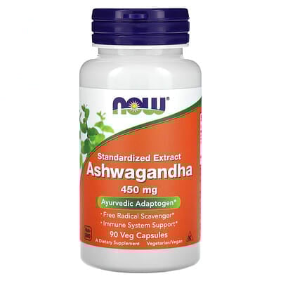 NOW Foods, Ashwagandha, Standardized Extract, 450 mg