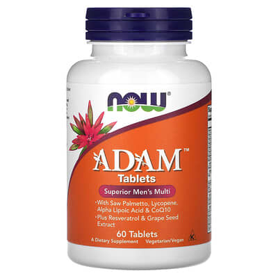NOW Foods, ADAM, Superior Men's Multi,Tablets