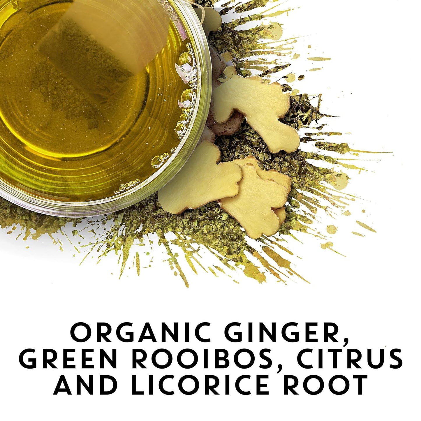 Tazo Herbal Tea, Organic Spicy Ginger, 20 count