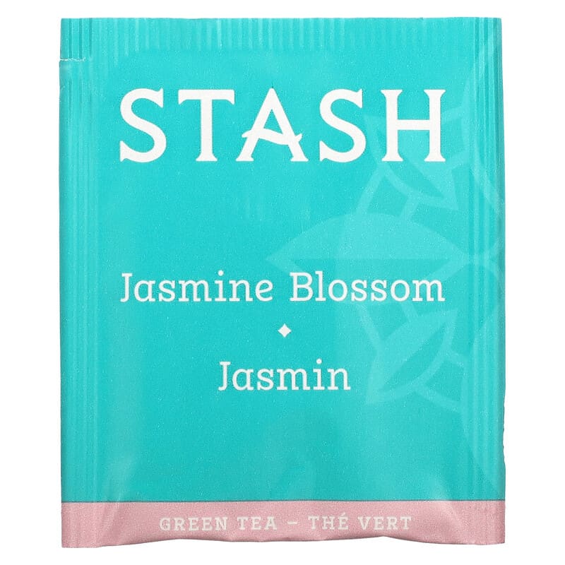 Stash Tea, Green Tea, Jasmine Blossom, 20 Tea Bags, 1.3 oz (38 g)