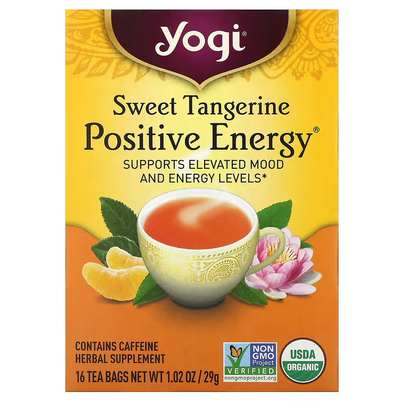 Yogi Tea, Positive Energy, Sweet Tangerine, 16 Tea Bags