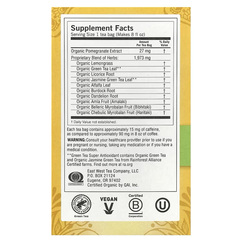 Yogi Tea, Green Tea Super Antioxidant, 16 Tea Bags