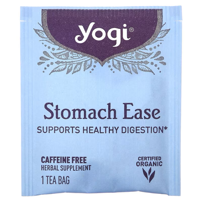 Yogi Tea, Stomach Ease, Caffeine Free, 16 Tea Bags