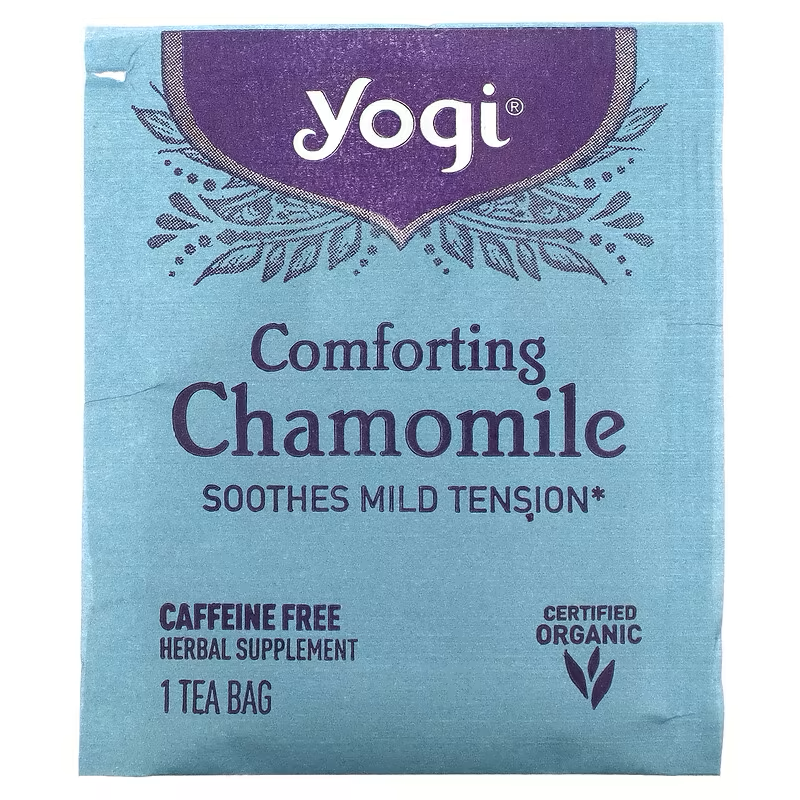 Yogi Tea, Comforting Chamomile, Caffeine Free, 16 Tea Bags