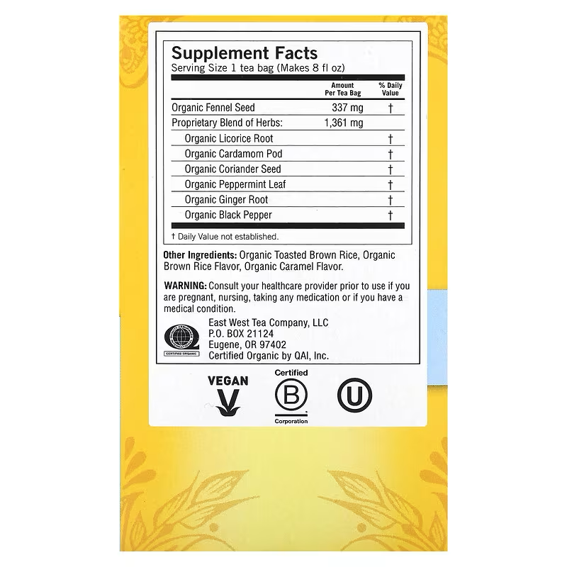 Yogi Tea, Stomach Ease, Caffeine Free, 16 Tea Bags