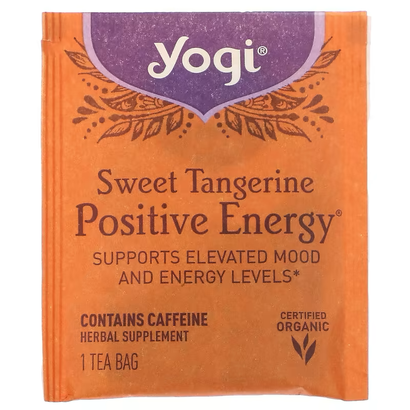 Yogi Tea, Positive Energy, Sweet Tangerine, 16 Tea Bags