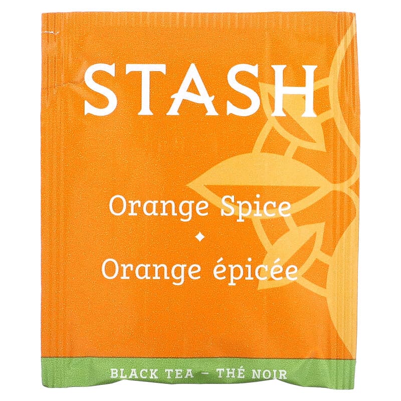 Stash Tea, Black Tea, Orange Spice, 20 Tea Bags, 1.3 oz (38 g)