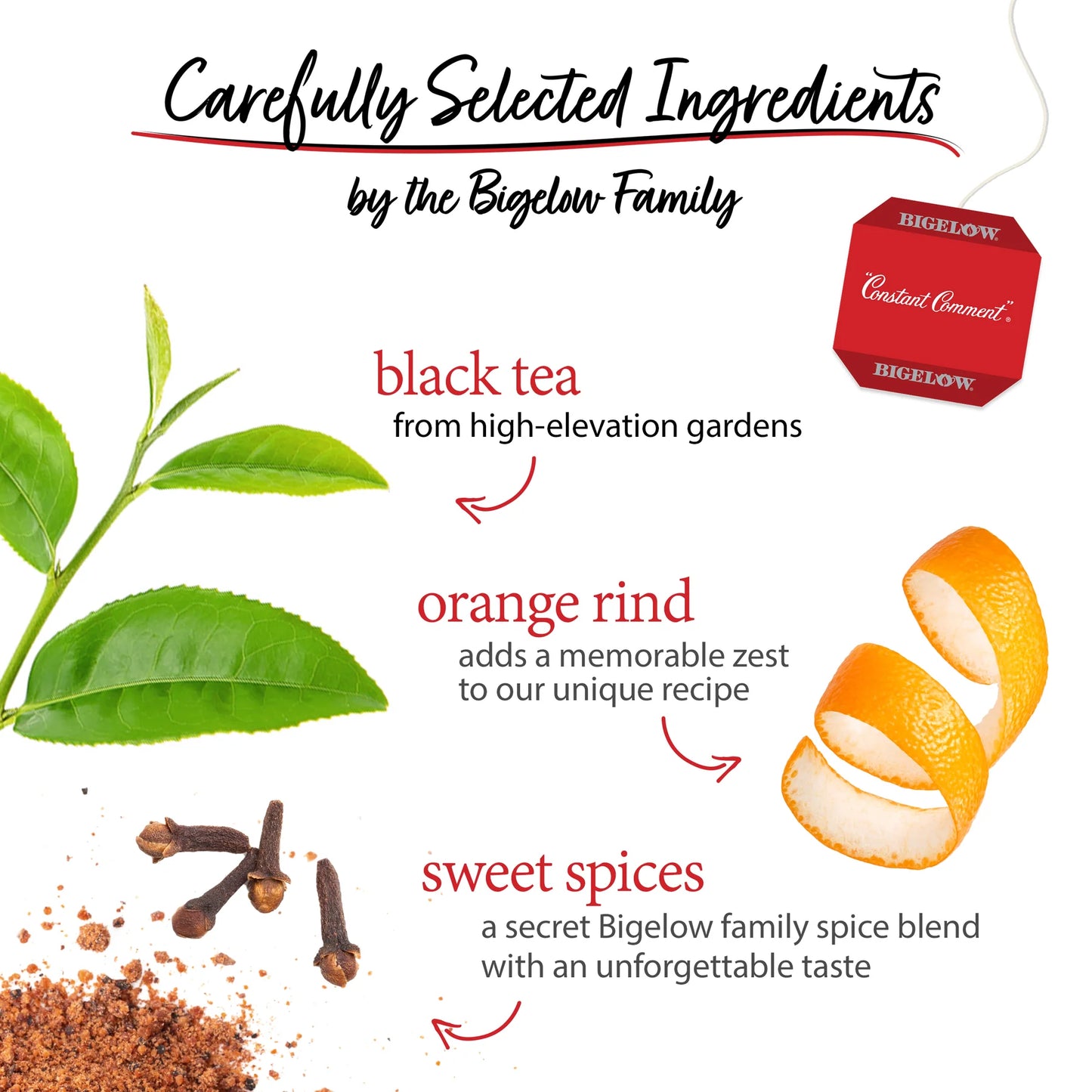 Bigelow Tea, Constant Comment Black Tea, 20 Tea Bags (33 g)