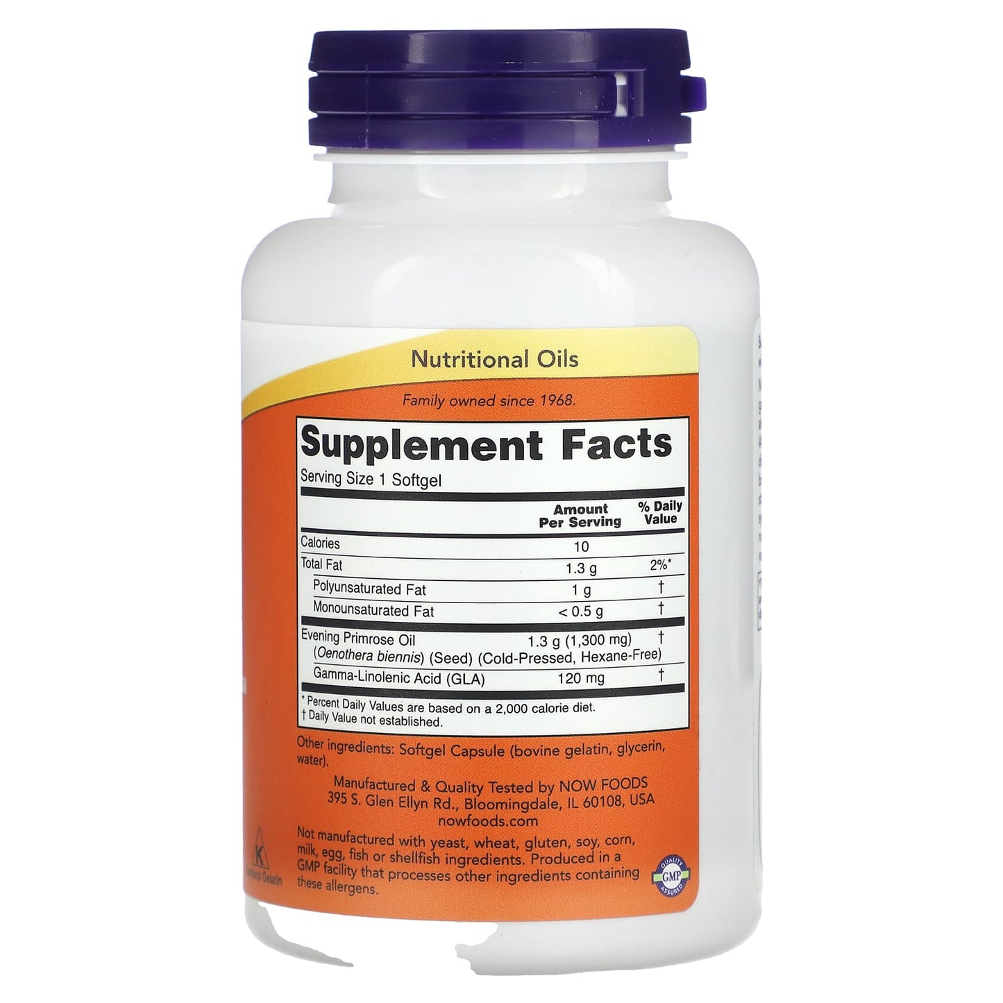 NOW Foods, Super Primrose, Evening Primrose Oil, 1,300 mg