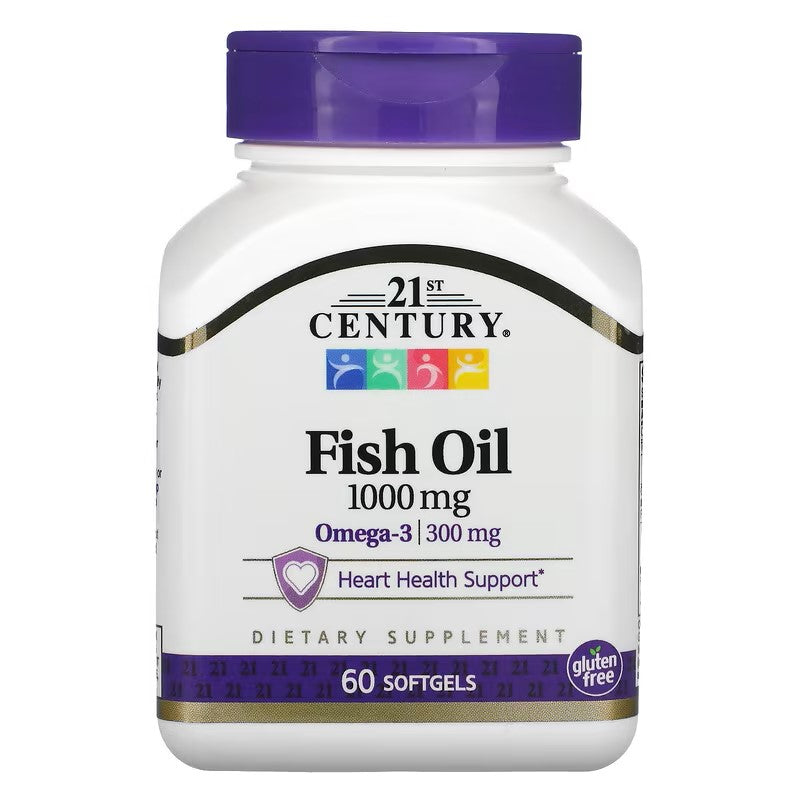 21st Century, Fish Oil, 1,000 mg