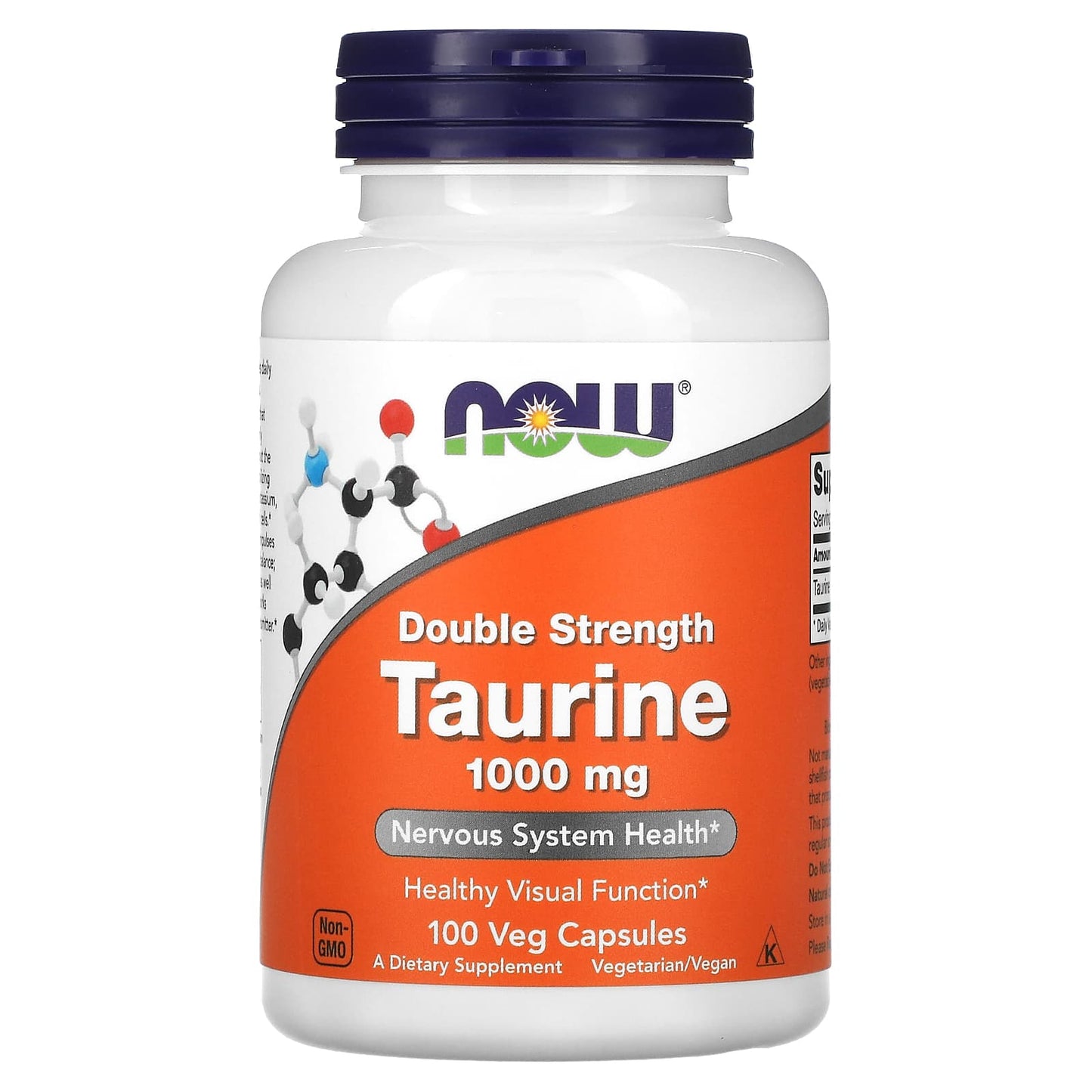NOW Foods, Taurine, Double Strength, 1,000 mg