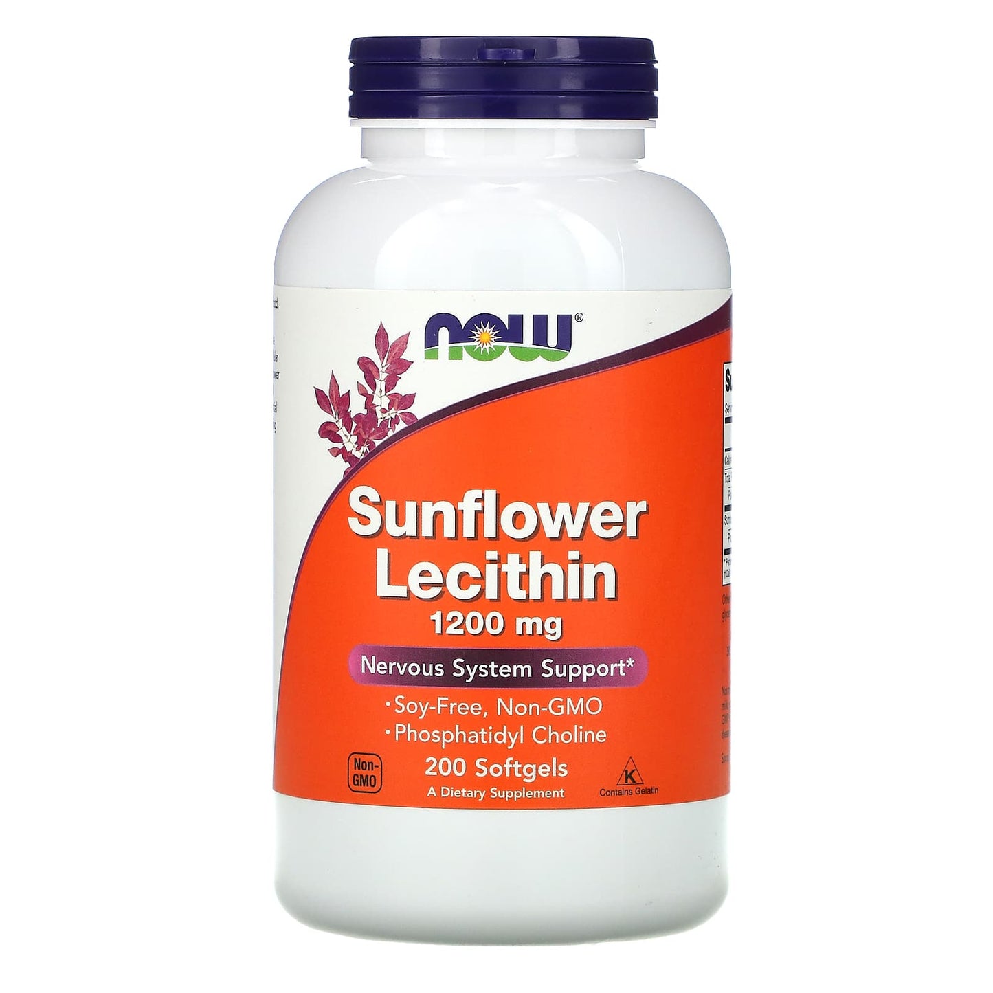 NOW Foods, Sunflower Lecithin, 1,200 mg