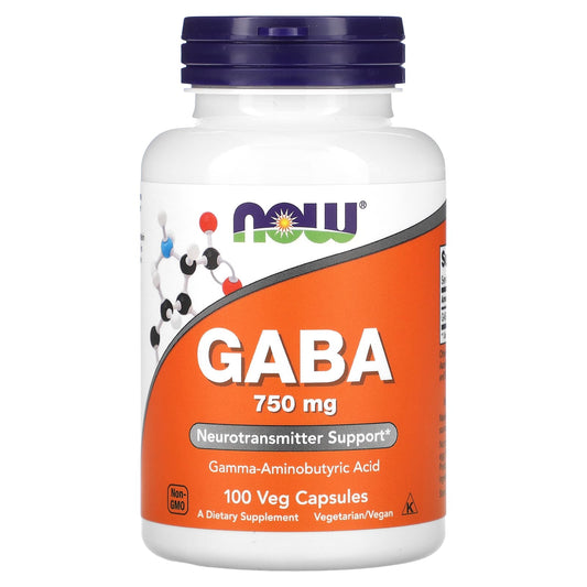 NOW Foods, GABA, 750 mg
