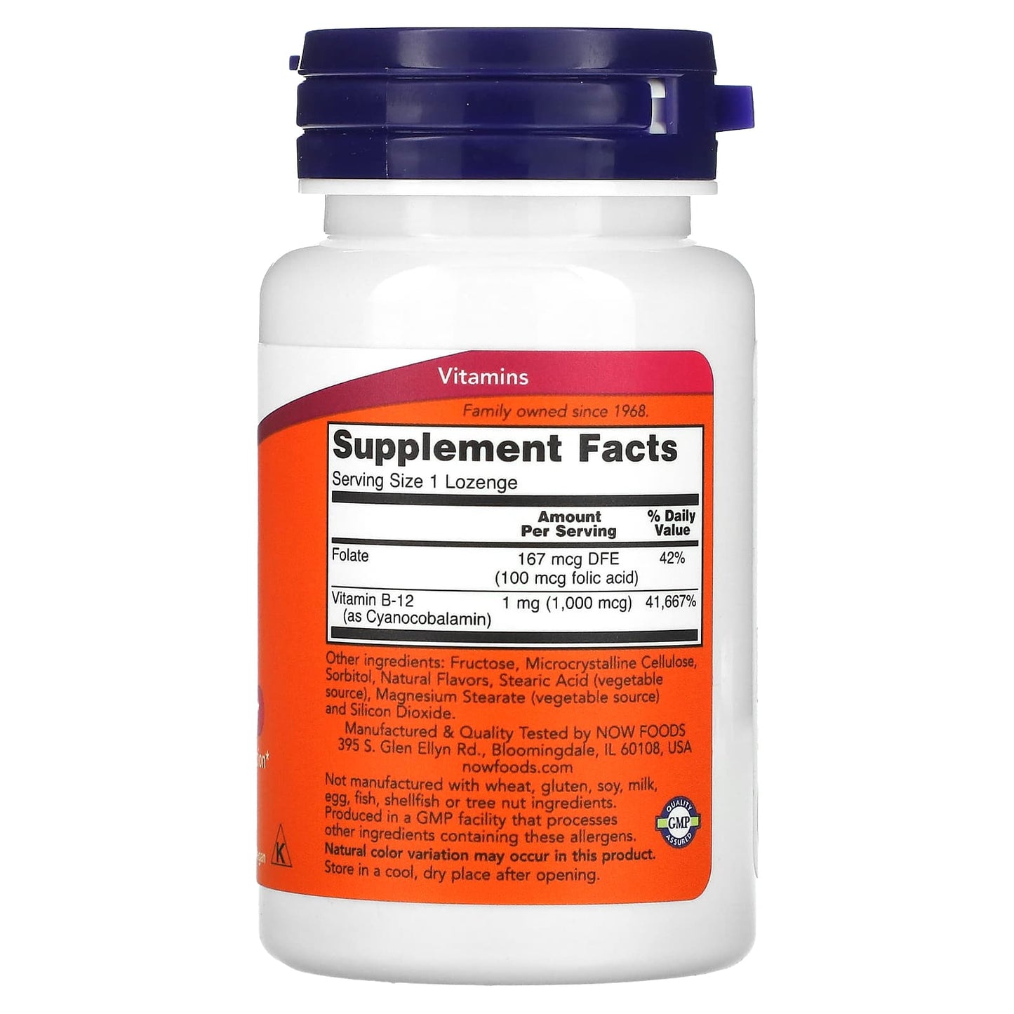 NOW Foods, B-12, 1,000 mcg