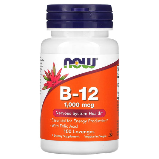 NOW Foods, B-12, 1,000 mcg