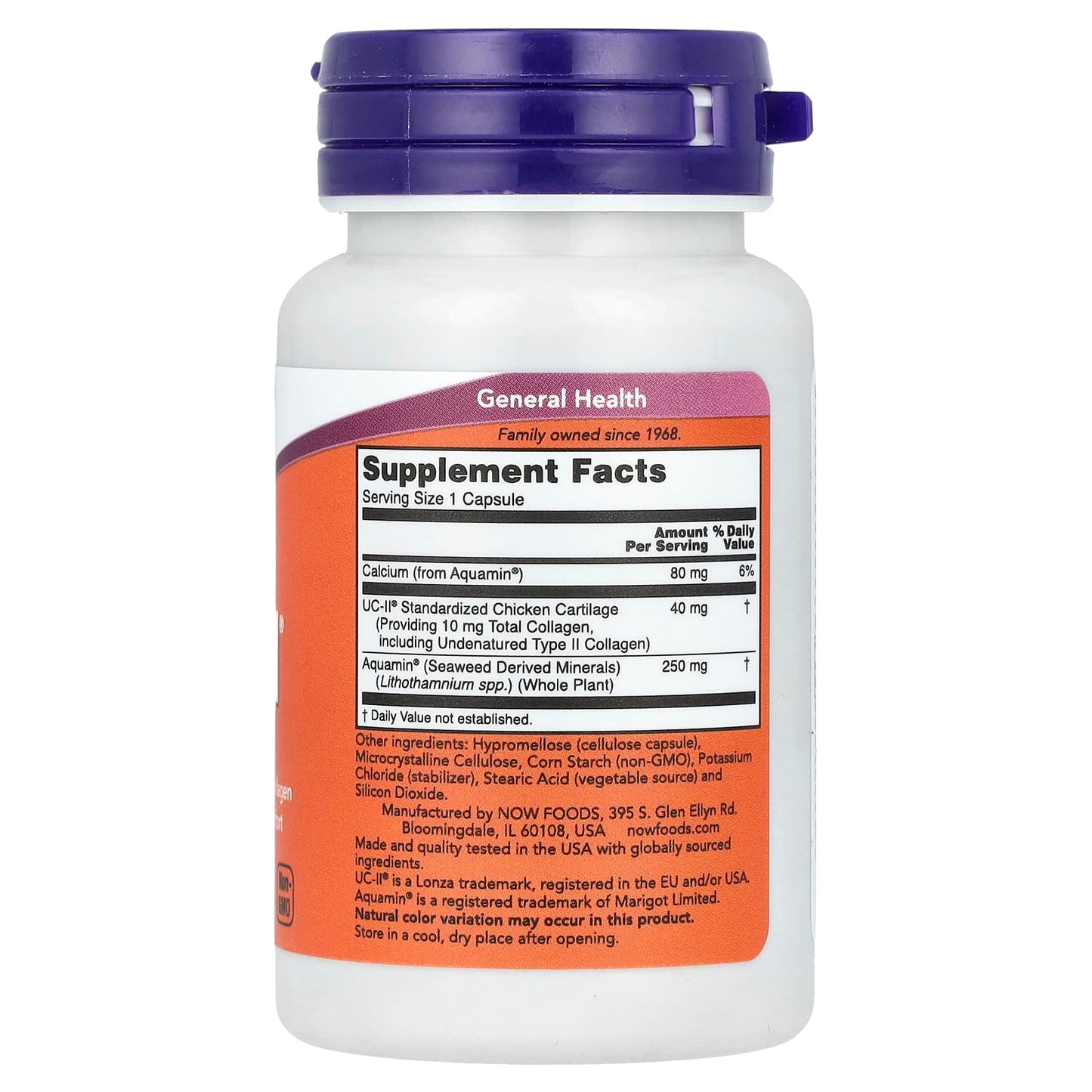NOW Foods, UC-II® Joint Health with Undenatured Type II Collagen