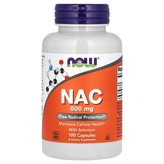 NOW Foods, NAC with Selenium, 600 mg