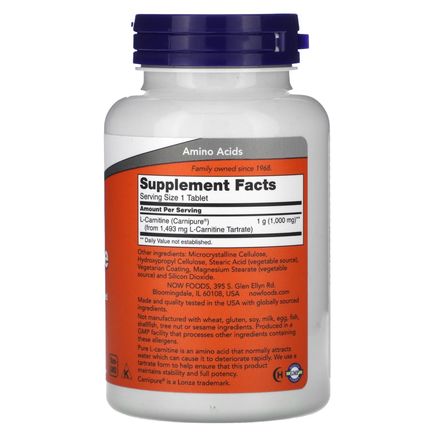 NOW Foods, L-Carnitine, 1,000 mg