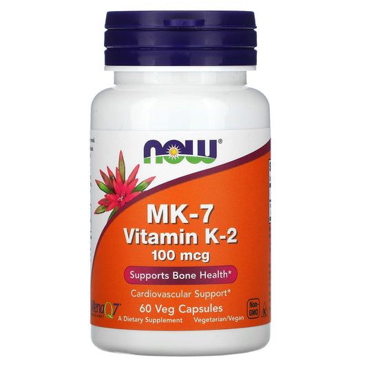 NOW Foods, MK-7 Vitamin K-2, 100 mcg