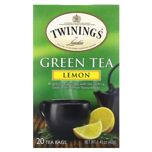 Twinings, Green Tea, Lemon, 20 tea bags