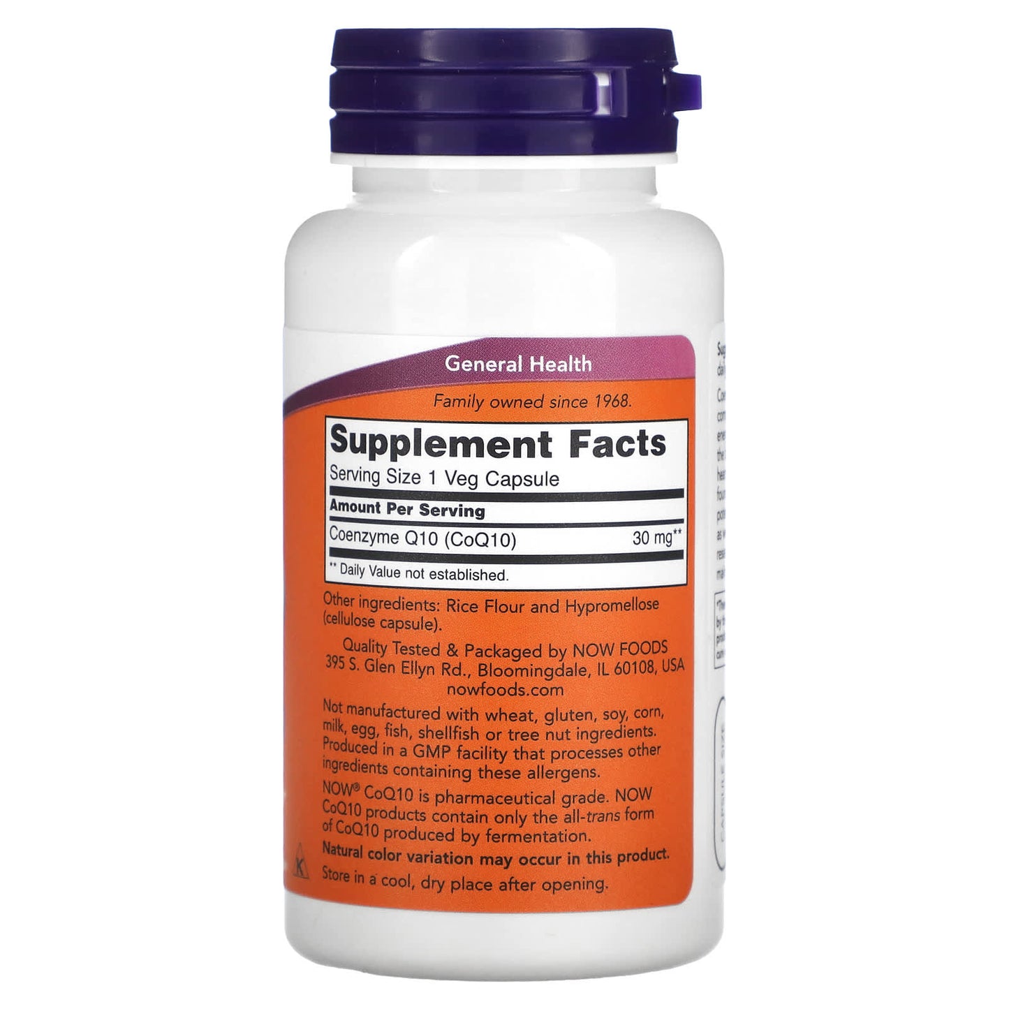 NOW Foods, CoQ10, 30 mg