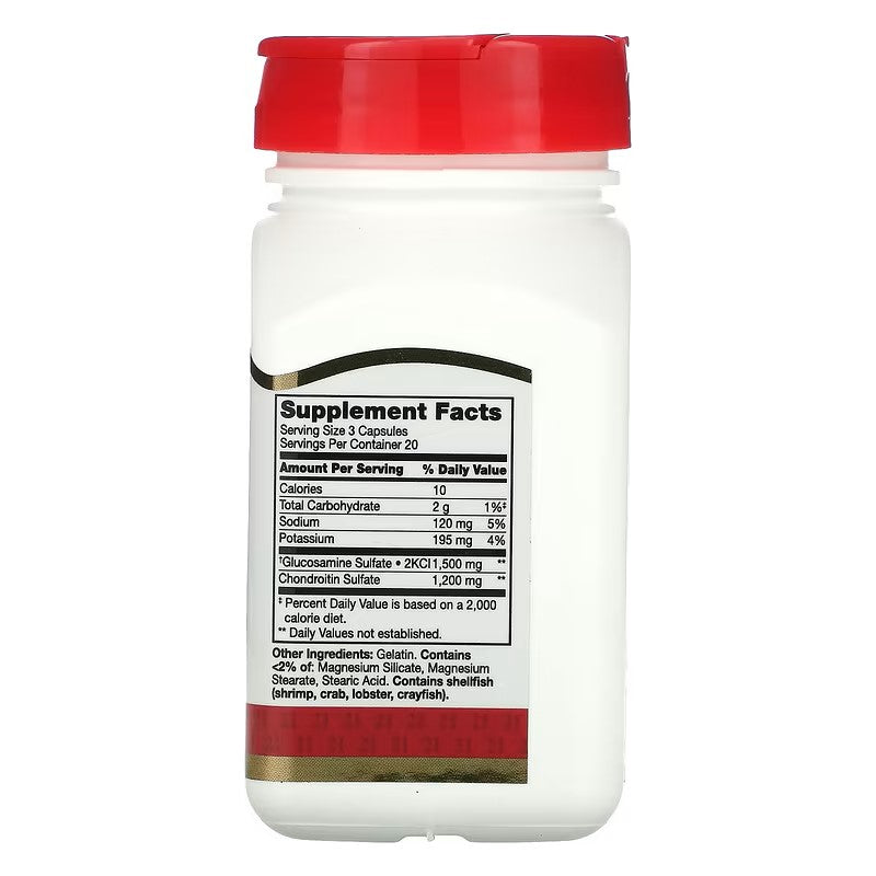 21st Century, Glucosamine / Chondroitin, Double Strength, 1500 mg / 1200 mg