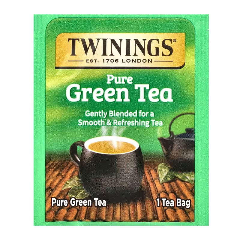 Twinings, Pure Green Tea, 50 Tea Bags