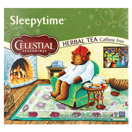 Celestial Seasonings, Herbal Tea, Sleepytime®, Caffeine Free, 40 Tea Bags