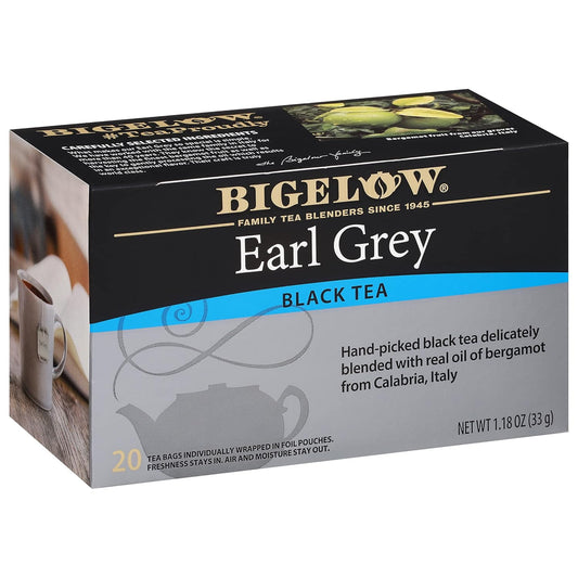 Bigelow Tea, Earl Grey Black Tea, 20 Tea Bags (33 g)