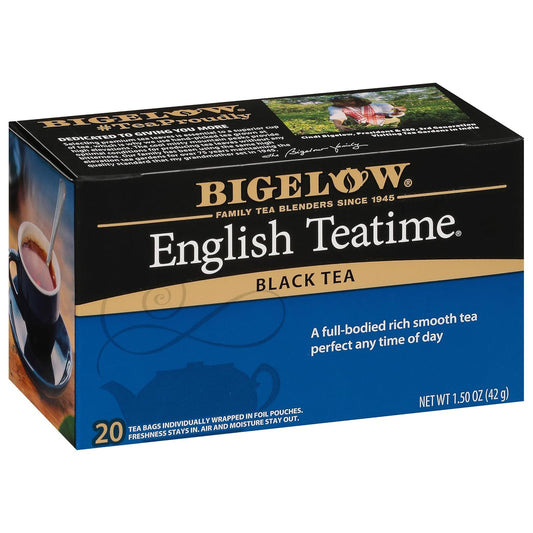 Bigelow Tea, English Teatime Black Tea, Caffeinated, 20 Tea Bags (42 g)