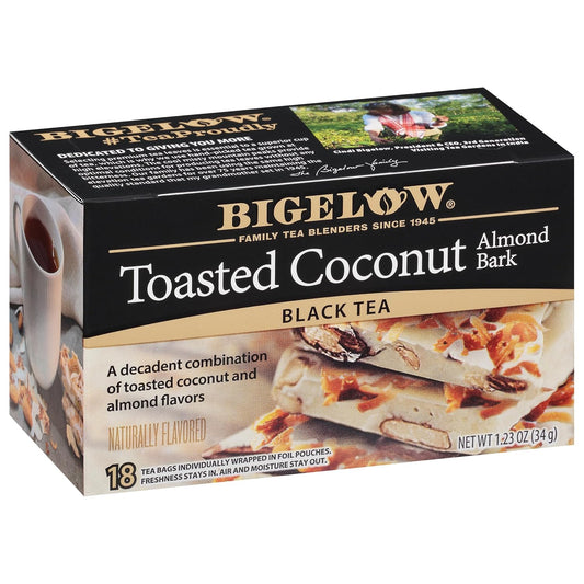 Bigelow Tea, Toasted Coconut Almond Black Tea, 18 Tea Bags (34 g)