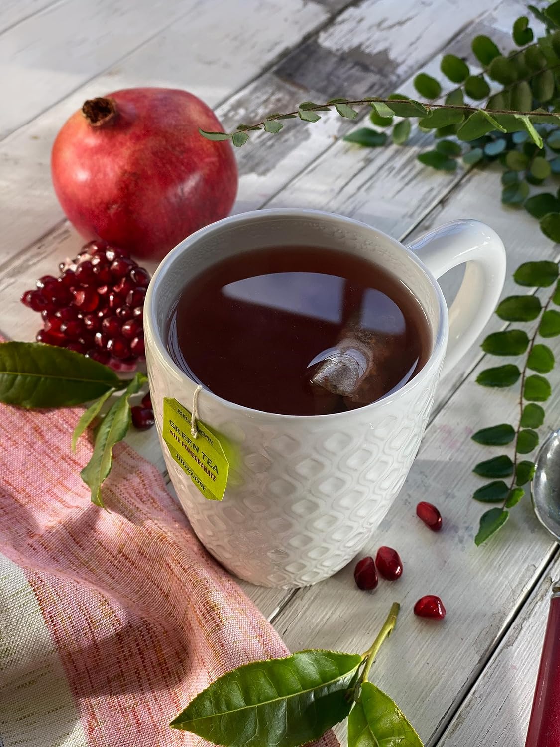 Bigelow Tea, Green Tea with Pomegranate, Caffeinated, 20 Tea Bags (38 g)
