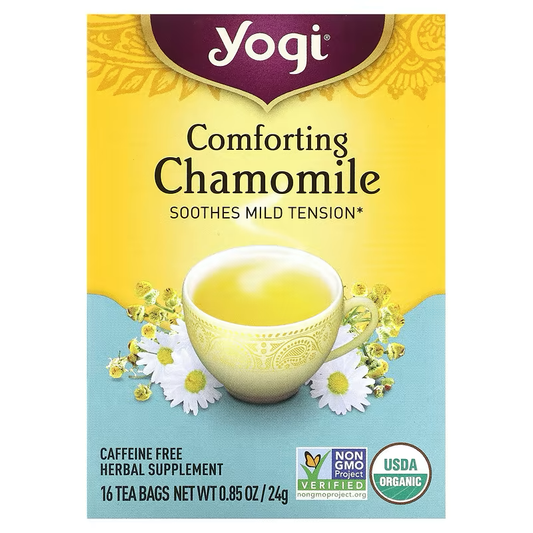 Yogi Tea, Comforting Chamomile, Caffeine Free, 16 Tea Bags