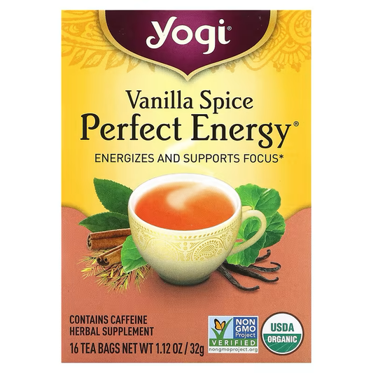 Yogi Tea, Perfect Energy, Vanilla Spice, 16 Tea Bags