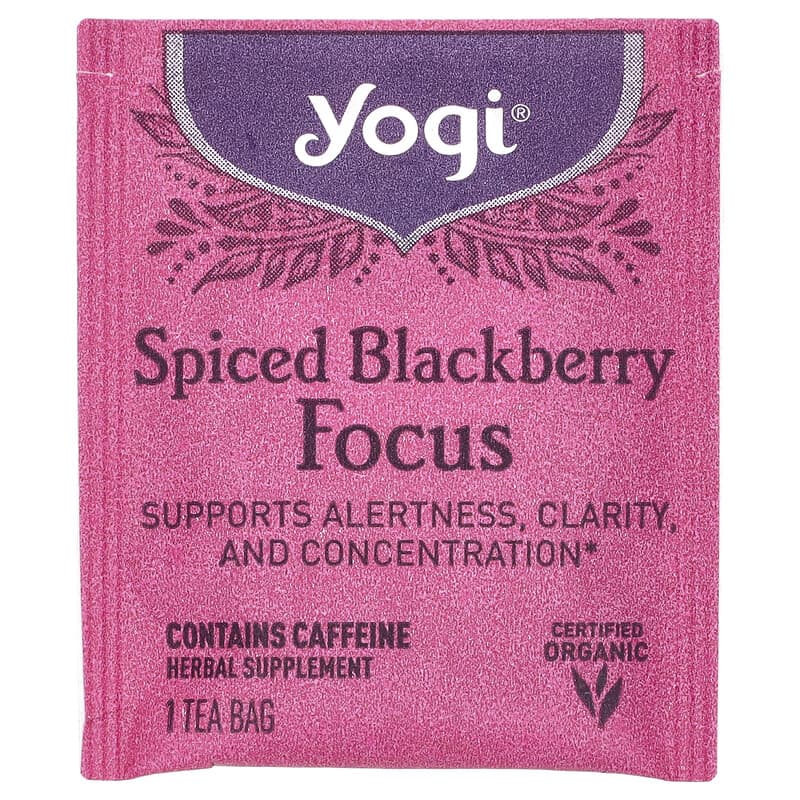 Yogi Tea, Spice Blackberry Focus, 16 Tea Bags